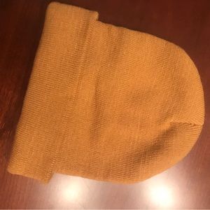 Mustard colored beanie